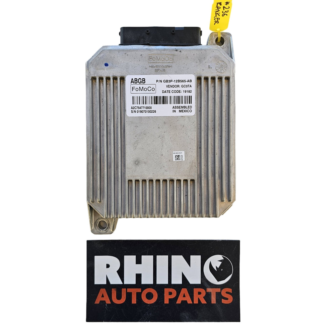 2019 Ford Ranger XLS Transmission Control Module GB3P12B565AB