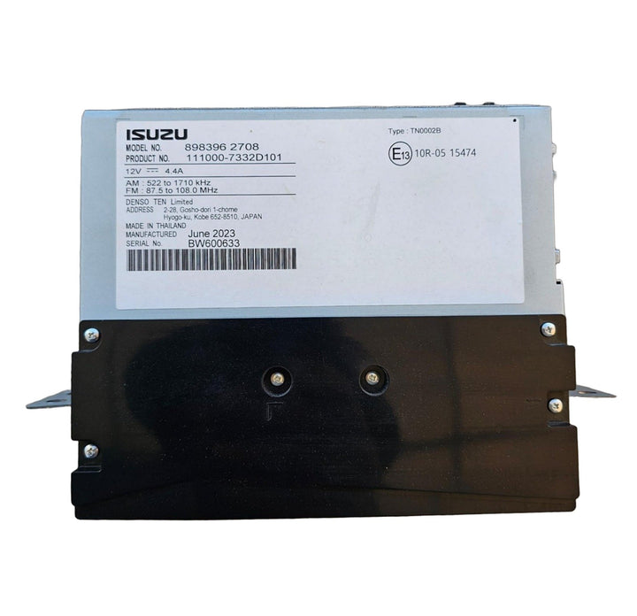 2023 Isuzu D-Max RG - Stereo Head Unit PN: 8983962708