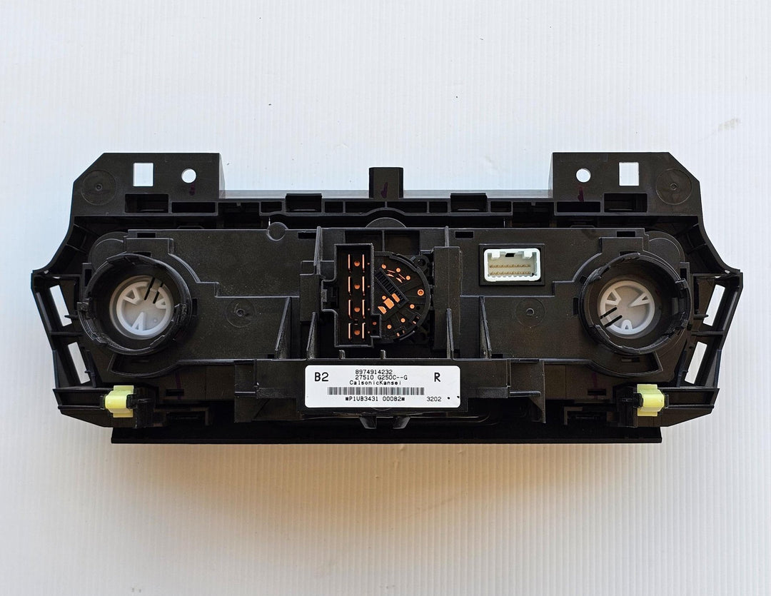 Jul 2020 to Current - Mazda BT-50 TF - Heater/AC Controls - Non Climate Control, W/ Demist Type