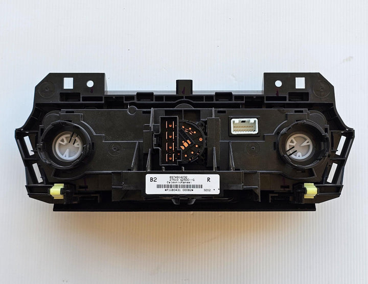 Jul 2020 to Current - Mazda BT-50 TF - Heater/AC Controls - Non Climate Control, W/ Demist Type