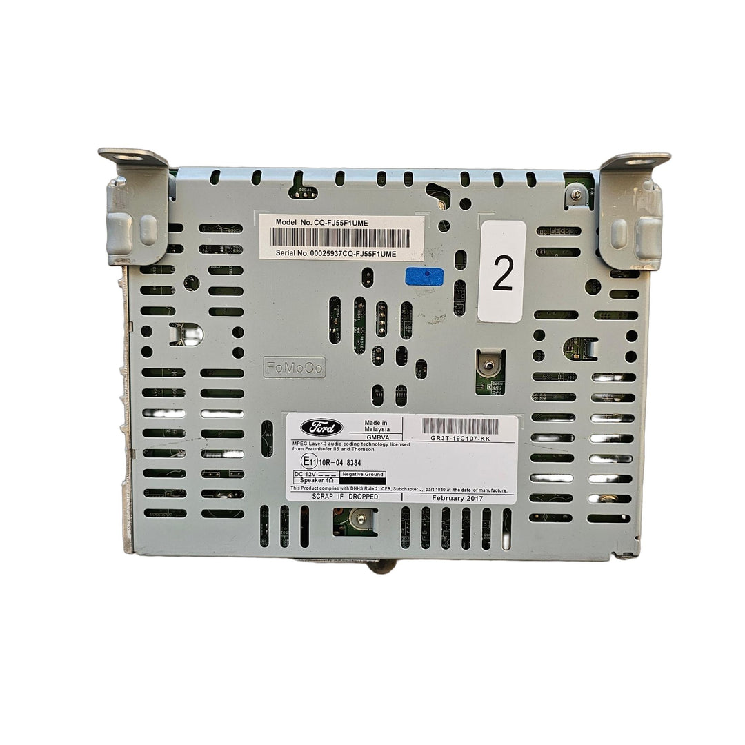 2017 Ford Mustang FM 1FA6P8CF3H5324410 - Stereo Head Unit PN: GR3T19C107KK