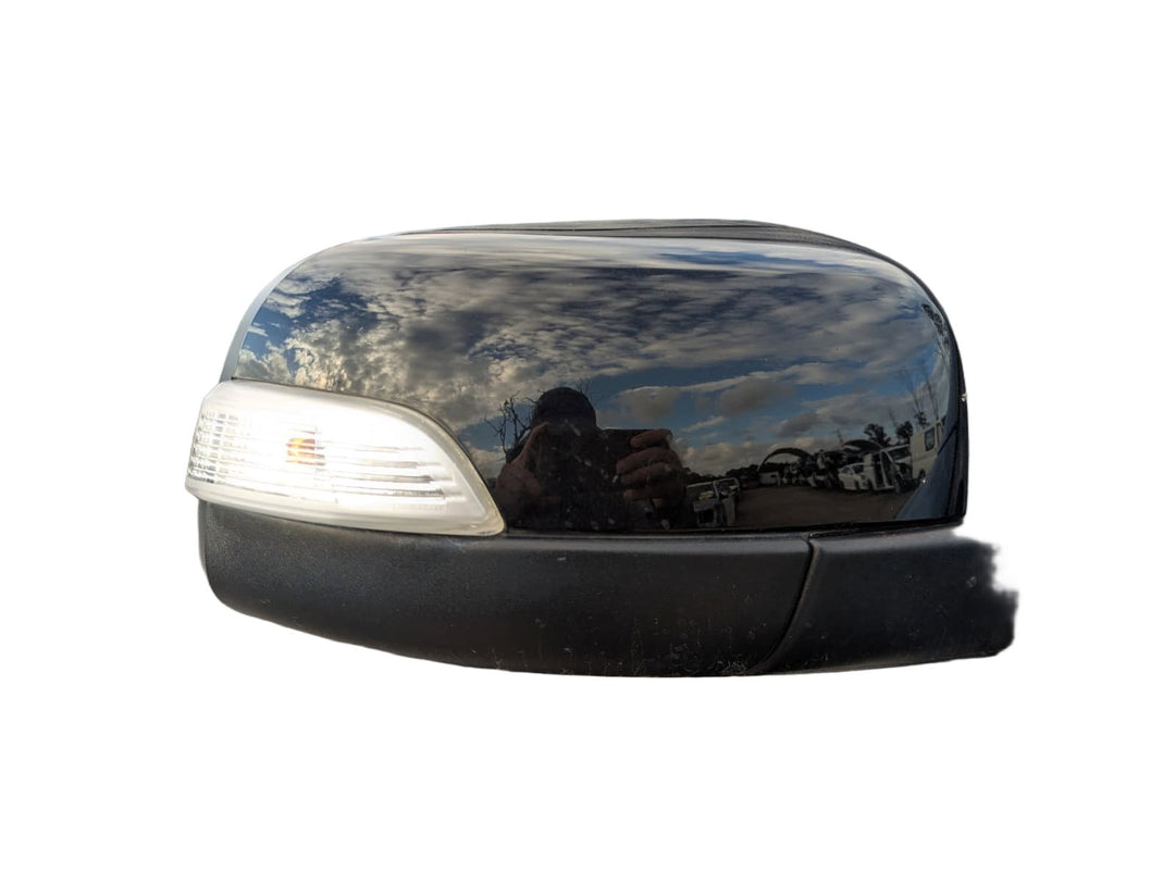 Jun 2015 to Apr 2022 - Ford Ranger PX MkII PX MkIII FX4 - Right Door Mirror - Power Fold, Indicator, Non-Puddle Lamp Type, Gloss Black