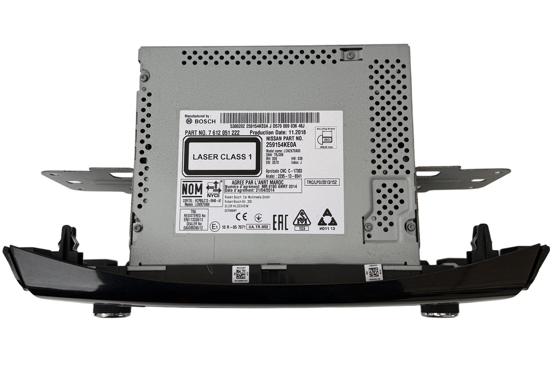 2015-2020 Nissan Navara ST Stereo Head Unit 259154KE0A