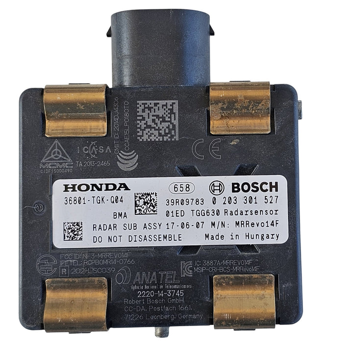 2019 Honda Civic - Front Radar Sensor PN: 36801TGKQ04