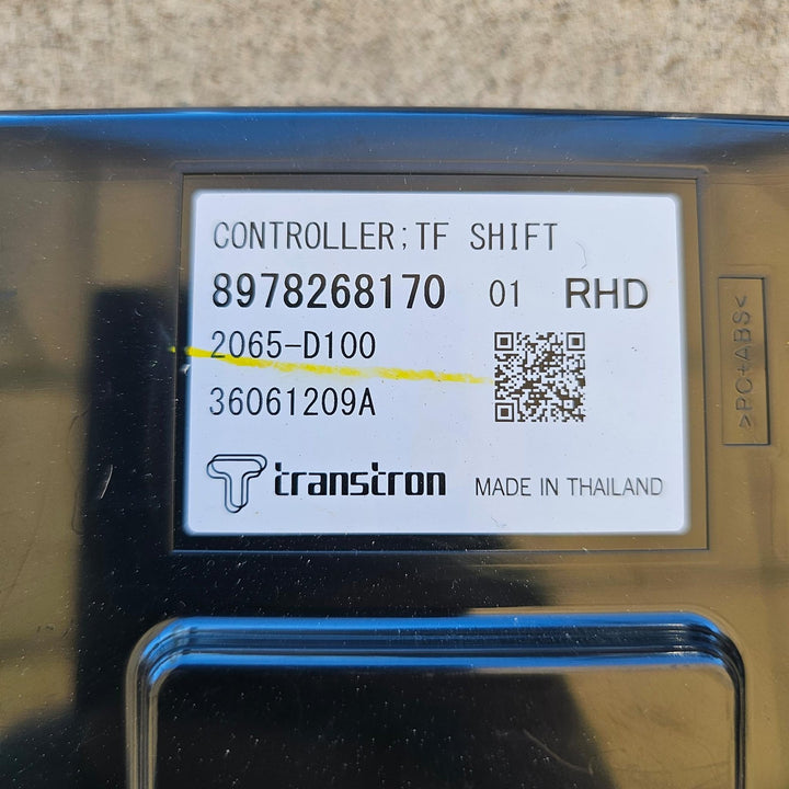 2023 Isuzu D-Max RG - Transfer Case Control Module PN: 8978268170