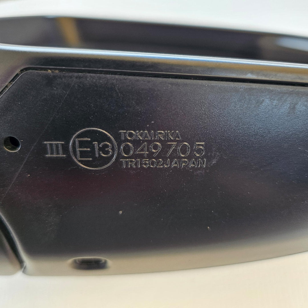 Dec 2016 to Sep 2019 - Toyota C-HR - Right Door Mirror - Power Fold, Non-Puddle Lamp Type, Gloss Black, Gen 1