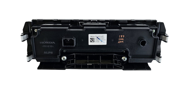 2019 Honda Civic - Heater/AC Controls PN: 79600TEAQ612M1