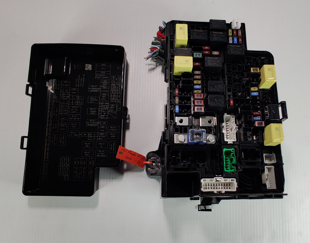 Jul 2020 to Current- Mazda BT-50 TF- Fuse Box- Engine Bay