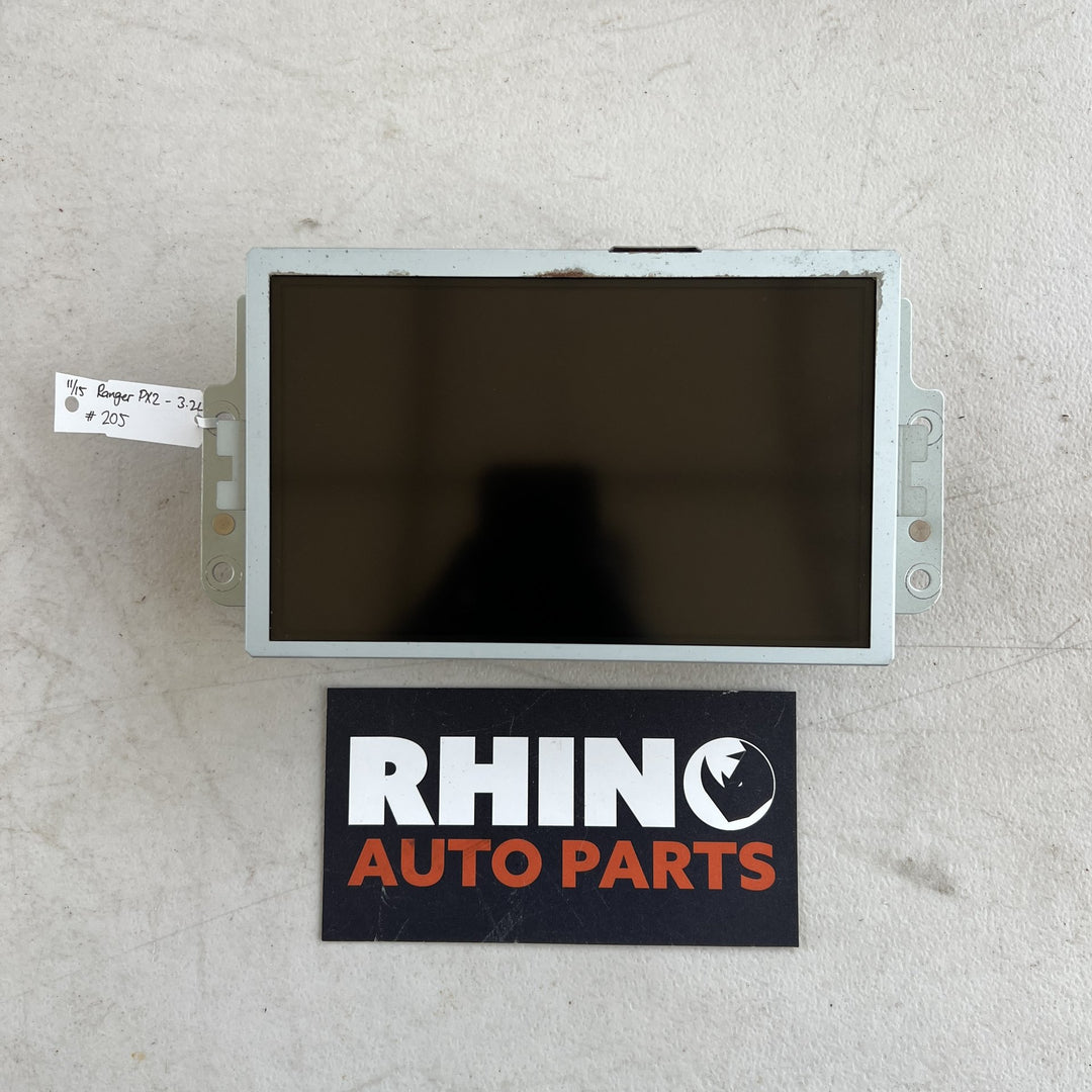 2015-2018 Ford Ranger Wildtrak Dash Display Unit AFS28STA12000
