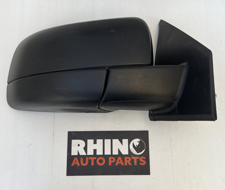 Oct 2011 to Jun 2020- Mazda BT-50 UP UR- Left Door Mirror- Power Adjust, Black