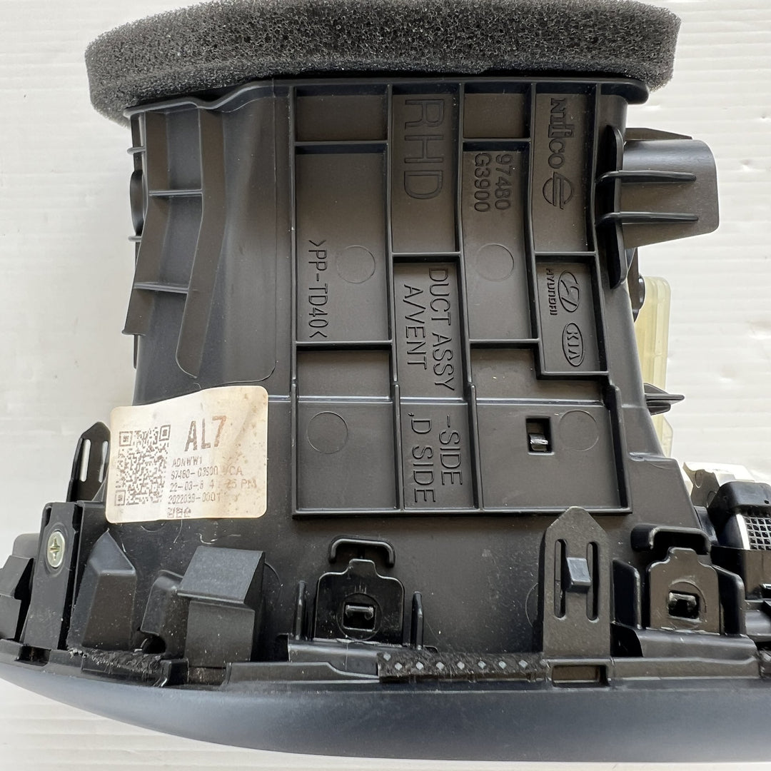 2022 Hyundai i30 Elite Right Dash Air Vent 97480G3900