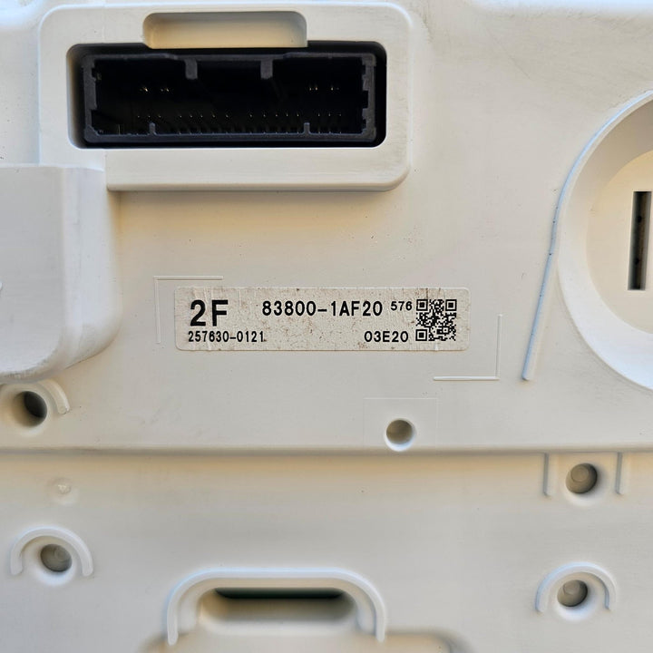 2021 Toyota Corolla MZEA12R - Instrument Cluster PN: 838001AF20